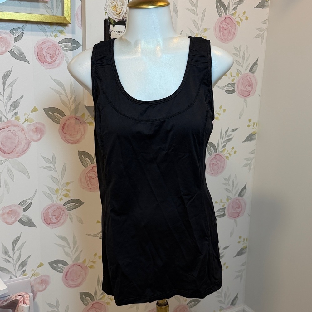 Lululemon Black Fitting Tank Top